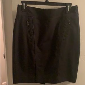 Black pencil skirt